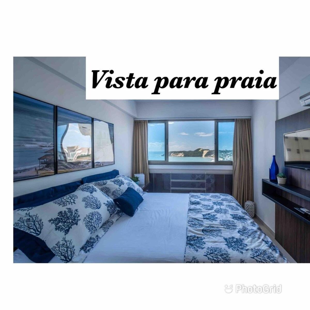 Flat Com 2 Quartos E Vista Mar Da Praia De Pontanegra-Wifi 300 Mb-Garagem-Familia-Criancas-Piscina-Pet Friendly Natal Extérieur photo