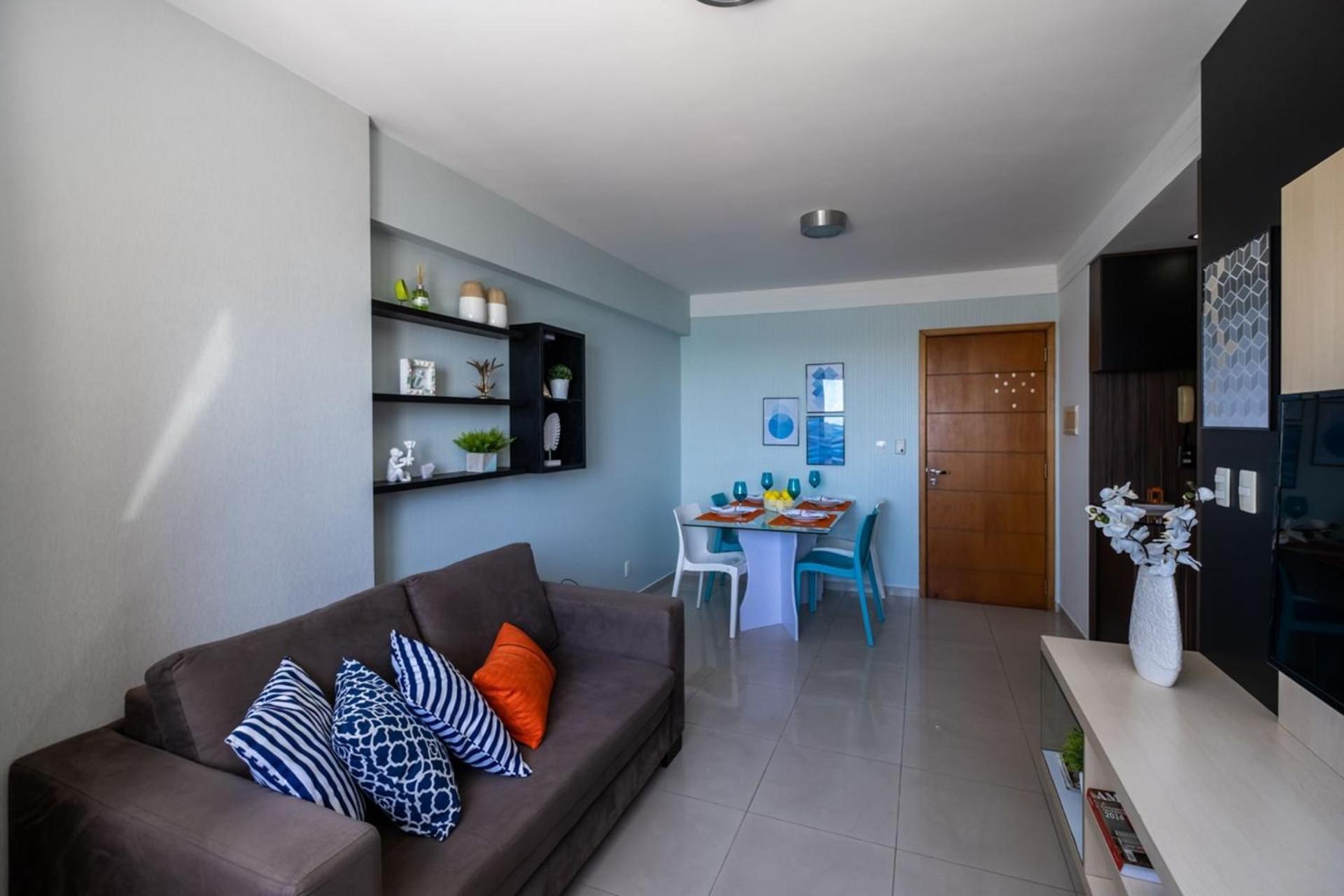 Flat Com 2 Quartos E Vista Mar Da Praia De Pontanegra-Wifi 300 Mb-Garagem-Familia-Criancas-Piscina-Pet Friendly Natal Extérieur photo