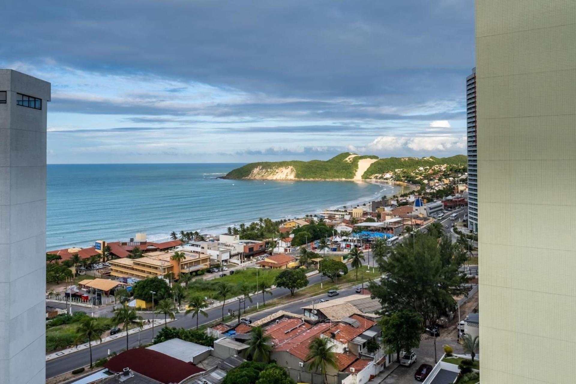 Flat Com 2 Quartos E Vista Mar Da Praia De Pontanegra-Wifi 300 Mb-Garagem-Familia-Criancas-Piscina-Pet Friendly Natal Extérieur photo