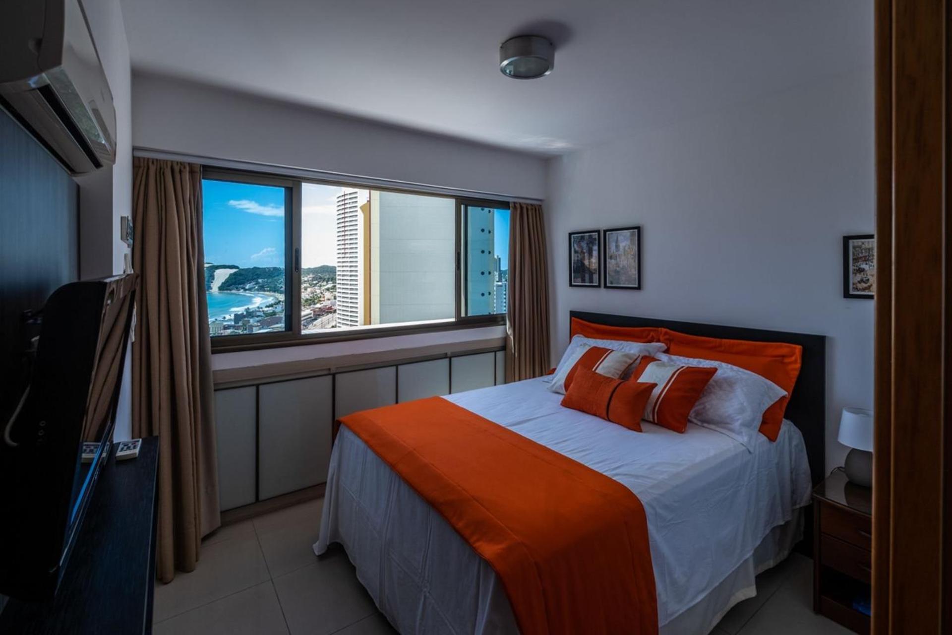 Flat Com 2 Quartos E Vista Mar Da Praia De Pontanegra-Wifi 300 Mb-Garagem-Familia-Criancas-Piscina-Pet Friendly Natal Extérieur photo