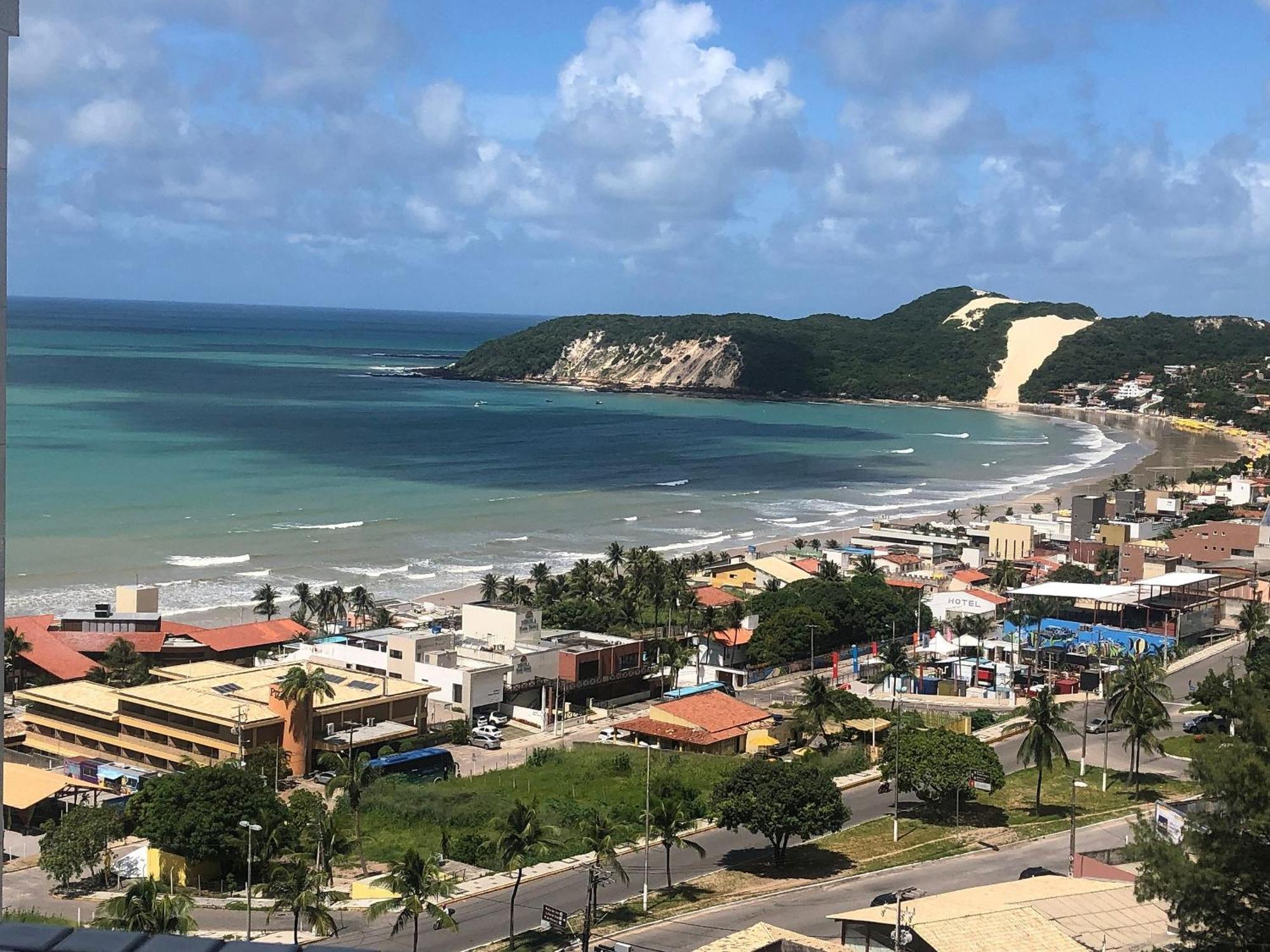 Flat Com 2 Quartos E Vista Mar Da Praia De Pontanegra-Wifi 300 Mb-Garagem-Familia-Criancas-Piscina-Pet Friendly Natal Extérieur photo